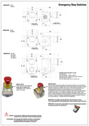Emergency Stop Device 3-Pole Contacts in Stainless Steel (ES-SS)