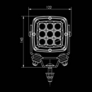 INVADER 50W LED WORK LAMPS (YELLOW)