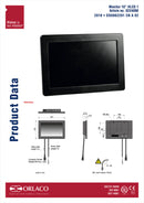 Orlaco HLED 10 inch SingleView monitor 1m