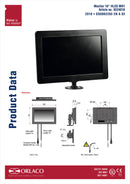 Orlaco HLED 10 inch MultipleView monitor 1m MRB