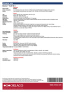 Orlaco HLED 7 inch monitor with 4m cables and 190mm clamp bracket