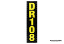Rock Board Pro Series Custom Display ID Number Board (Vertical)