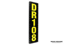 Rock Board Pro Series Custom Display ID Number Board (Vertical)