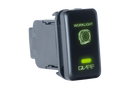 Large Toyota Worklight Switch with Green Illumination ON/OFF - QVSWHL2